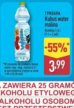 ALDI Tymbark Kubuś water malina oferta
