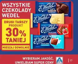 ALDI Wszystkie czekolady Wedel oferta