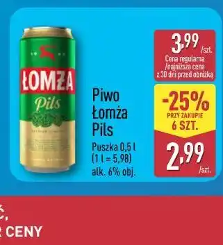 ALDI Piwo Łomża Pils oferta