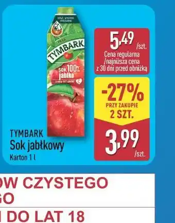 ALDI Tymbark Sok jabłkowy oferta