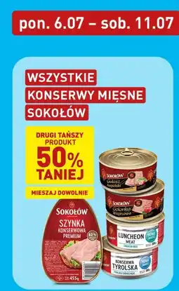 ALDI Wszystkie konserwy mięsne Sokołów oferta