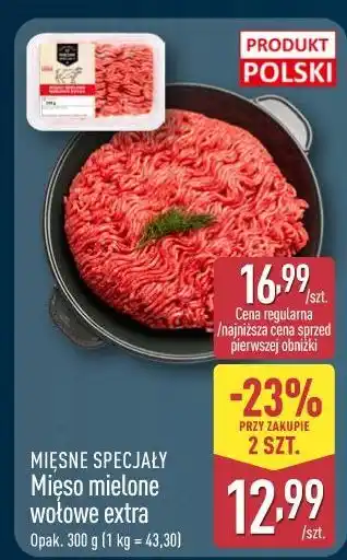 ALDI Mięso mielone wołowe extra oferta