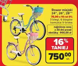 Carrefour Rower miejski 28 oferta
