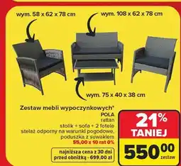 Carrefour Zestaw mebli pola oferta