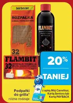 Carrefour Podpałka w płynie Flambit oferta