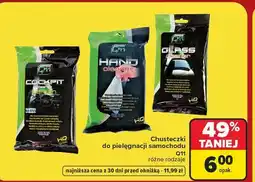 Carrefour Chusteczki mokre do czyszczenia szyb Q11 Glass Cleaner oferta
