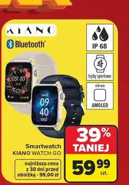 Carrefour Smartwatch go Kiano oferta