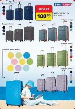 Carrefour Walizka 28 cali Semi Line oferta