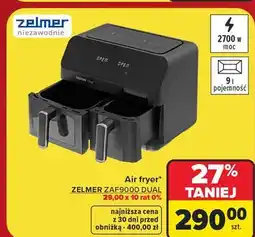 Carrefour Frytownica zaf9000 dual 2700w Zelmer oferta