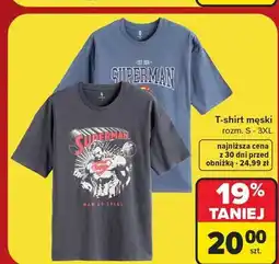 Carrefour T-shirt męski s-3xl oferta