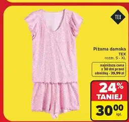 Carrefour Piżama damska s-xl Tex oferta