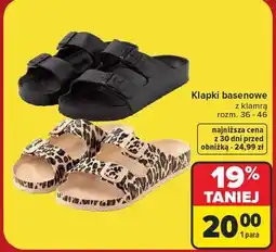 Carrefour Klapki basenowe damskie 36-46 oferta