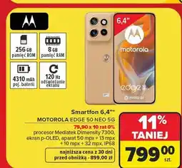 Carrefour Smartfon edge 50 neo Motorola oferta