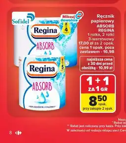 Carrefour Ręcznik papierowy Absorb Regina oferta