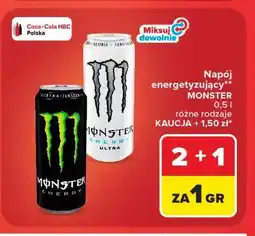 Carrefour Napój energetyzujący MONSTER oferta