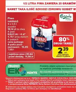 Carrefour Piwo HARNAŚ oferta