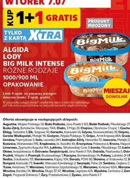Kaufland Algida Big Milk Intense Lody oferta