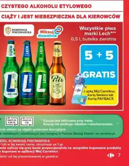 Carrefour Wszystkie piwa marki Lech oferta