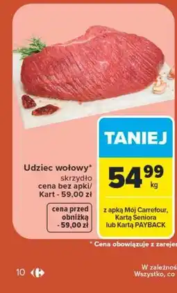 Carrefour Udziec wołowy oferta