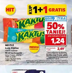 Kaufland NESTLÉ Lody Kaktus różne rodzaje oferta