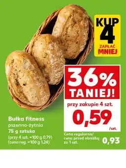 Kaufland Bułka fitness pszenno-żytnia oferta