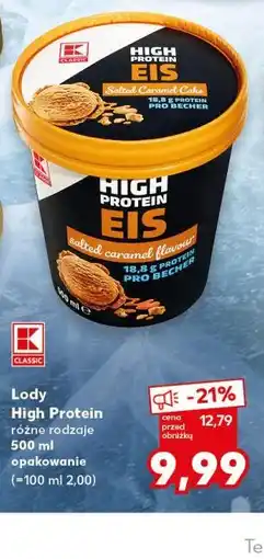 Kaufland K-Classic Lody High Protein oferta