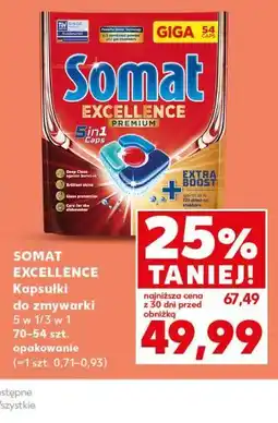 Kaufland Somat Excellence Kapsułki do zmywarki oferta
