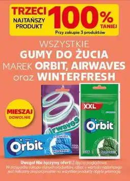 Kaufland Wszystkie gumy do żucia Orbit, Airwaves oraz Winterfresh oferta