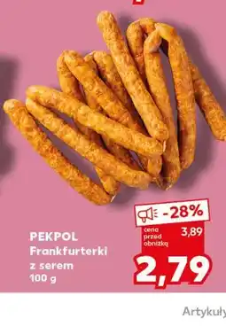 Kaufland Pekpol Frankfurterki z serem oferta