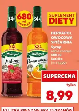 Kaufland Herbapol Owocowa Spiżarnia Syrop oferta