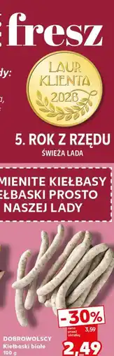 Kaufland Dobrowolscy Kiełbaski białe oferta