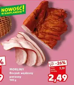 Kaufland MORLINY Boczek wędzony parzony oferta