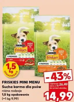 Kaufland Friskies Mini Menu Sucha karma dla psów oferta