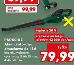 Kaufland PARKSIDE Akumulatorowa dmuchawa do liści oferta