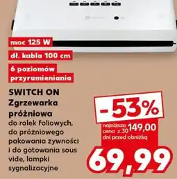 Kaufland SWITCH ON Zgrzewarka próżniowa oferta