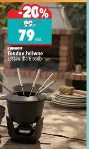 Biedronka Fondue żeliwne Kinghoff oferta