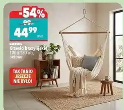 Biedronka Krzesło brazylijskie 100 x 130 cm Gardenic Yard oferta