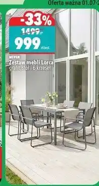 Biedronka Zestaw mebli lorca Meven oferta