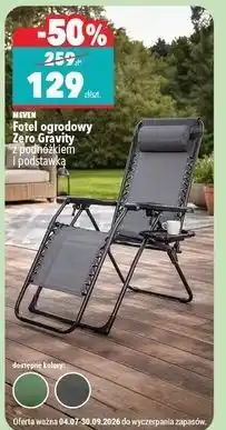 Biedronka Fotel zero gravity Meven oferta