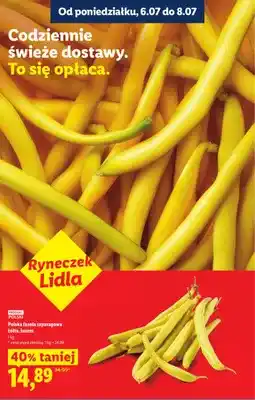 Lidl Fasola szparagowa żółta luzem Ryneczek Lidla oferta
