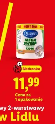 Lidl Ręcznik papierowy 2-warstwowy Queen Mega Sweep oferta