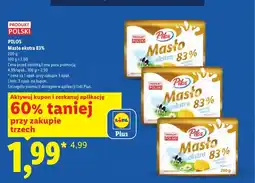 Lidl Masło ekstra 83% Pilos oferta