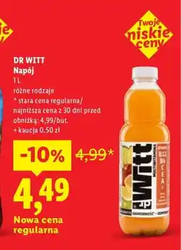 Lidl Napój Dr Witt oferta