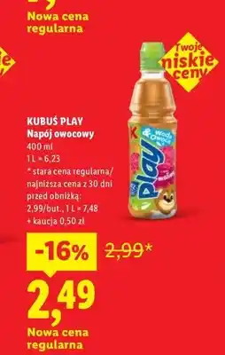 Lidl Napój owocowy Kubuś Play oferta