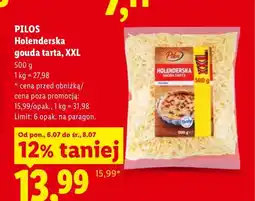 Lidl Ser gouda tarta Holenderska Pilos XXL oferta