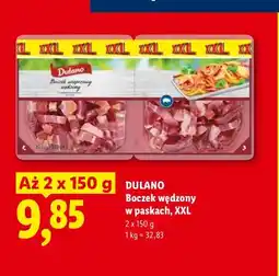 Lidl Boczek wędzony w paskach Dulano 2-pak XXL oferta
