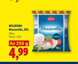 Lidl Mozzarella XXL Milbona oferta