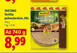 Lidl Tortilla pełnoziarnista Tastino XXL oferta