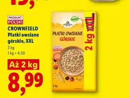 Lidl Płatki owsiane górskie Crownfield XXL oferta