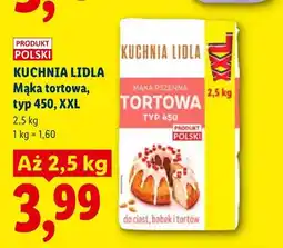 Lidl Mąka tortowa Kuchnia Lidla typ 450 XXL oferta